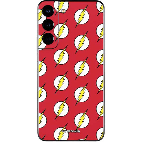 DC Comics The Flash Logo Pattern Galaxy S22 Skin